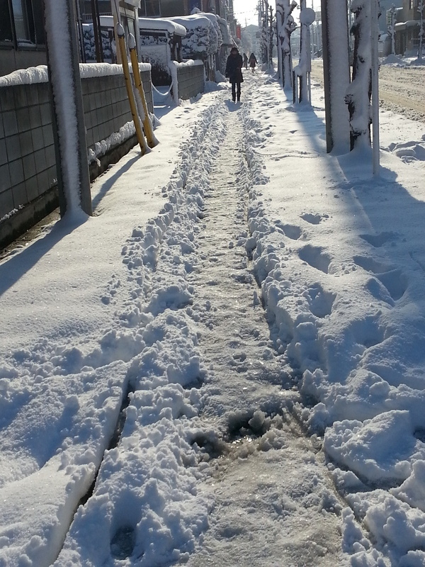 雪かきに感謝