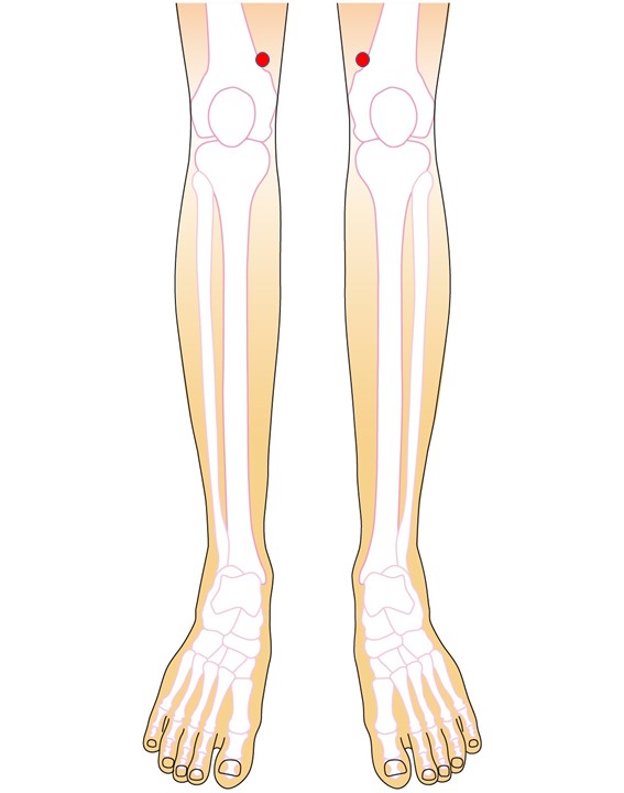 ツボ：女性ならではの症状・血海