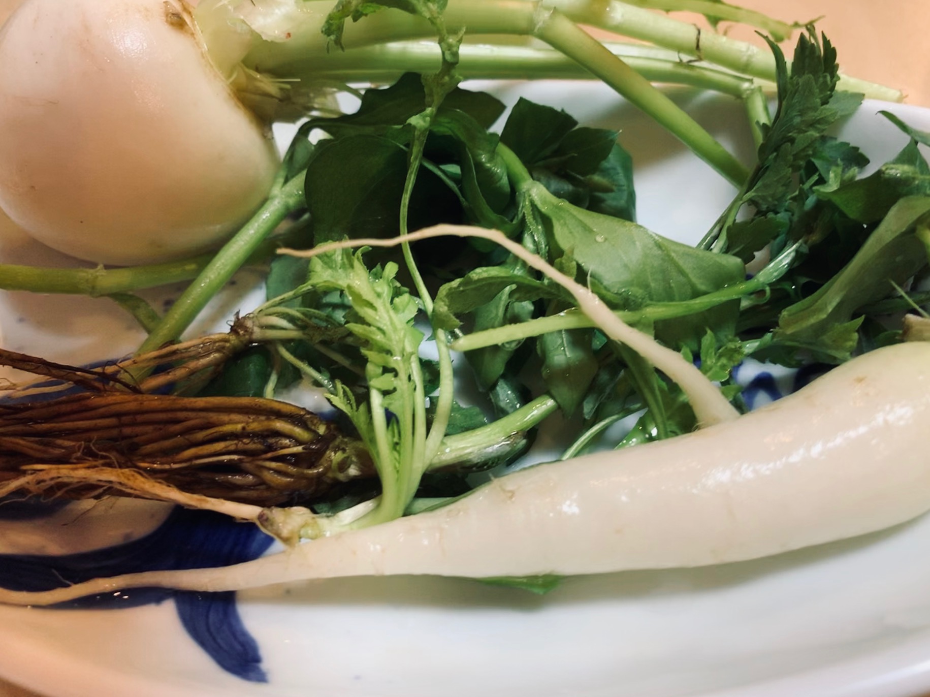 今日は七草粥です。