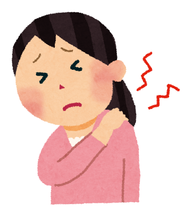 カルシウム不足で、肩コリや関節痛。