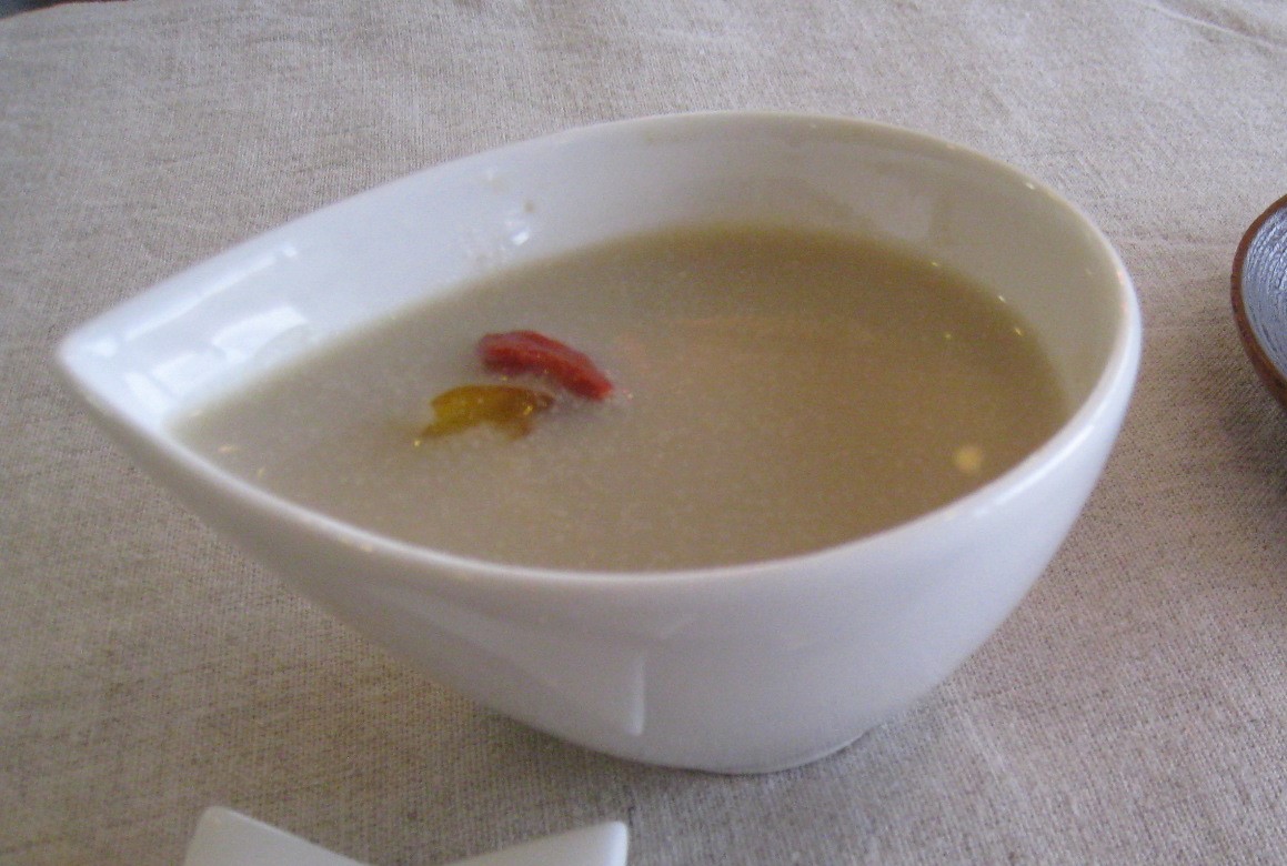 緑豆とくるみのお汁粉