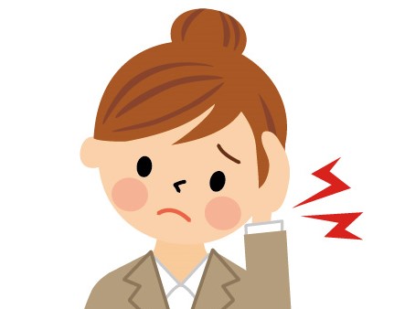 「ツボ：筋肉のこりからくる頭痛・天柱」