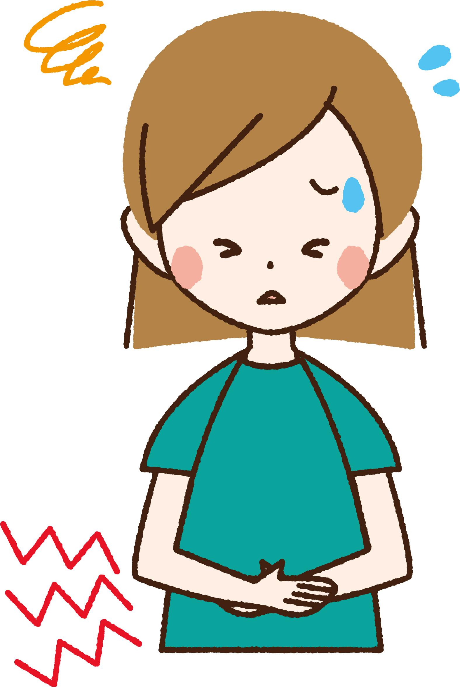 おりもの4　黄色か赤っぽい、粘る：「湿熱」