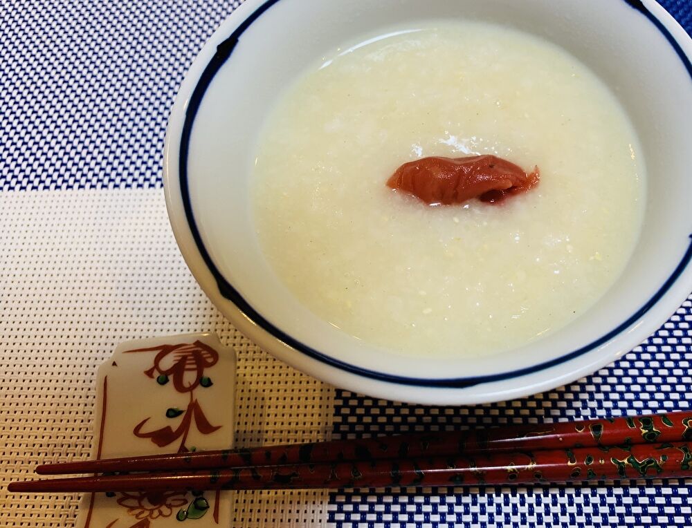 スピードおかゆの作り方