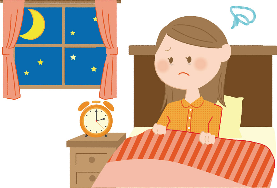 ストレス対策1　血虚（けっきょ）：不眠・脱毛