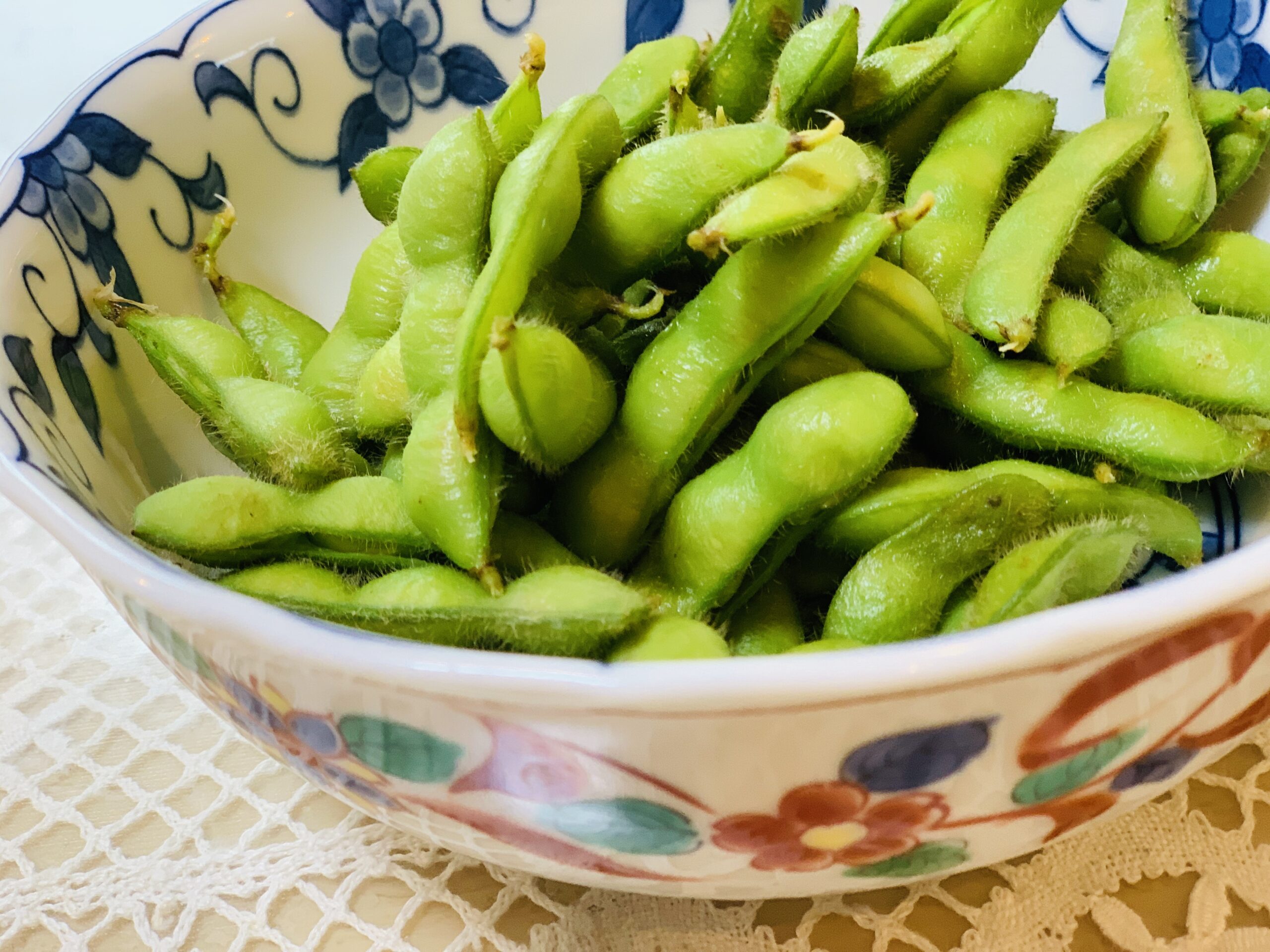 おやつに枝豆