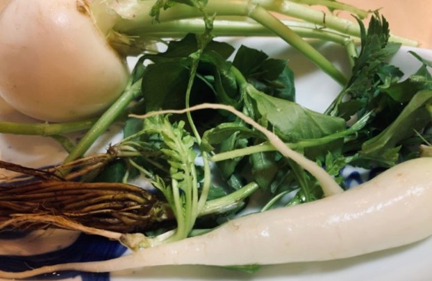 七草粥で無病息災