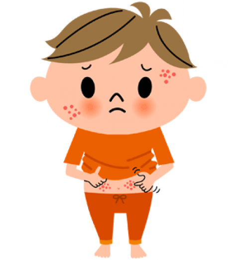 子供のアトピー肌が漢方で改善しました。